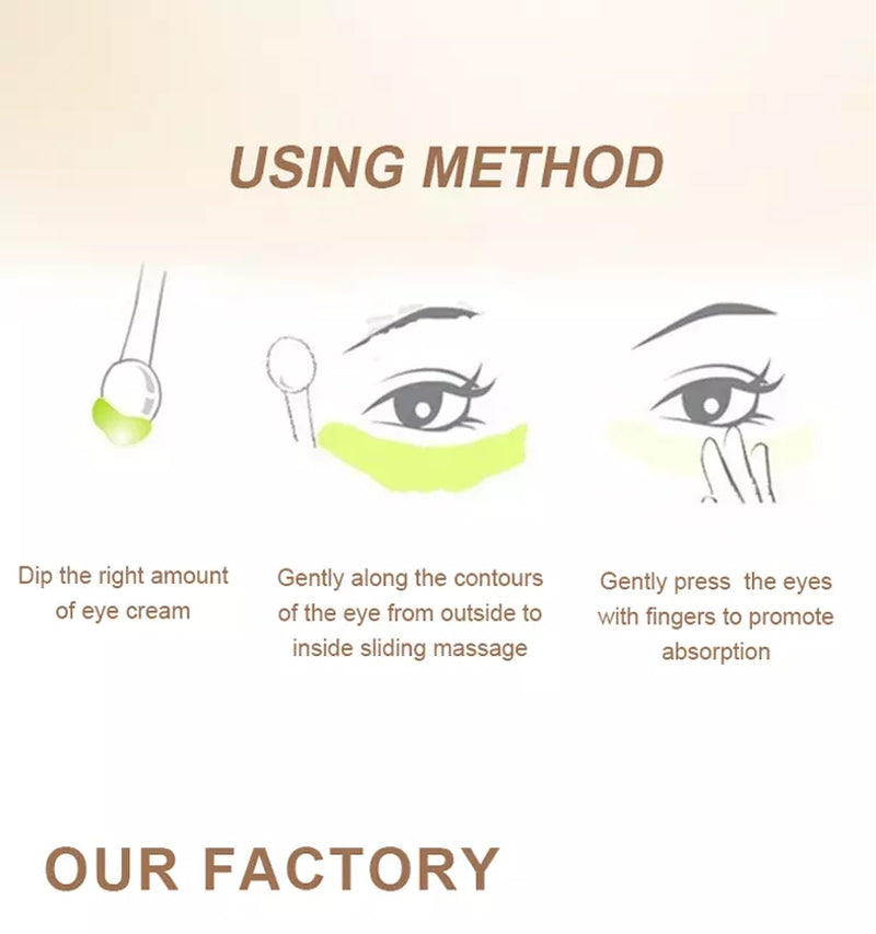 Metal Eye Cream Massage Roller Stick