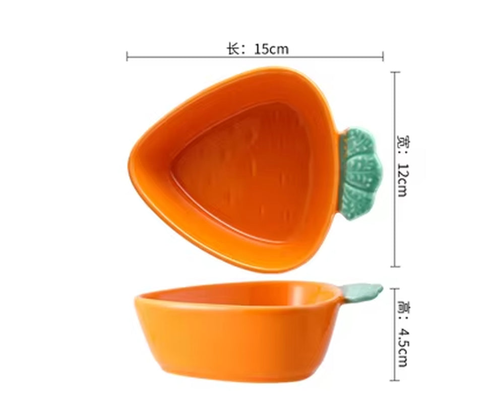 Avocado Shape Ceramic Dish for Fruit, Salad, Snacks & Soup – 6.5 Inch