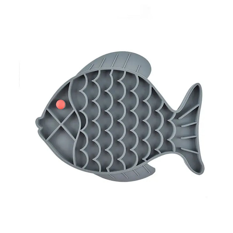 Silicone Lick Mat for Pet Dogs Slow Food Plate Rice Bowl for Small Medium Dog anti Gulping Choking Feeder Puppy Treat Dispenser