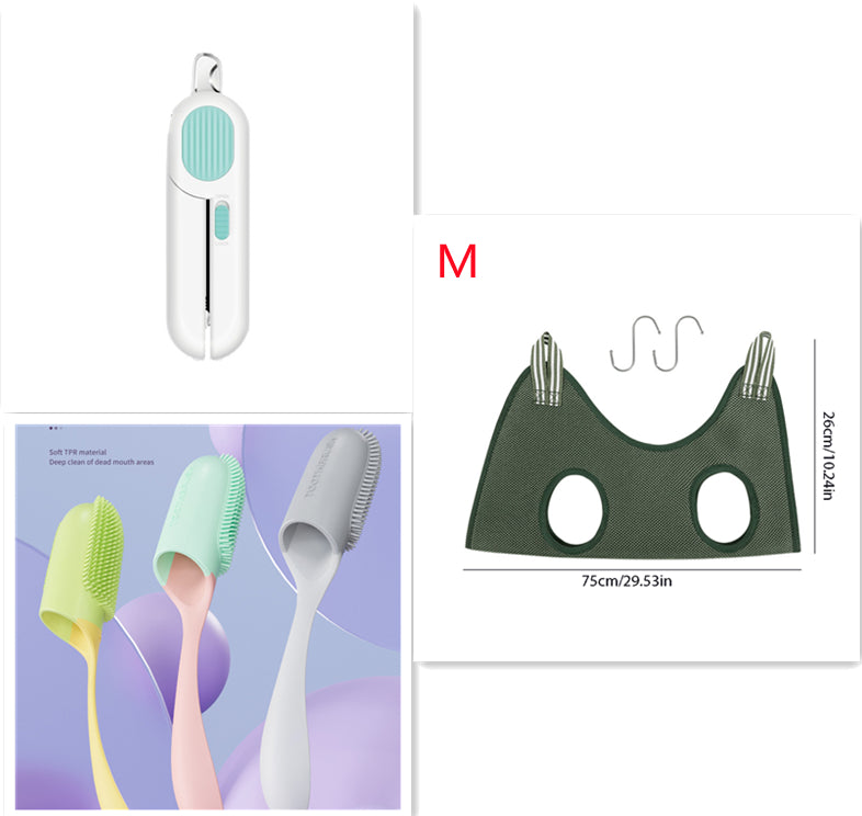 Pet Nail Trimmer with LED Light – Dog & Cat Claw Clippers for Safe Cutting