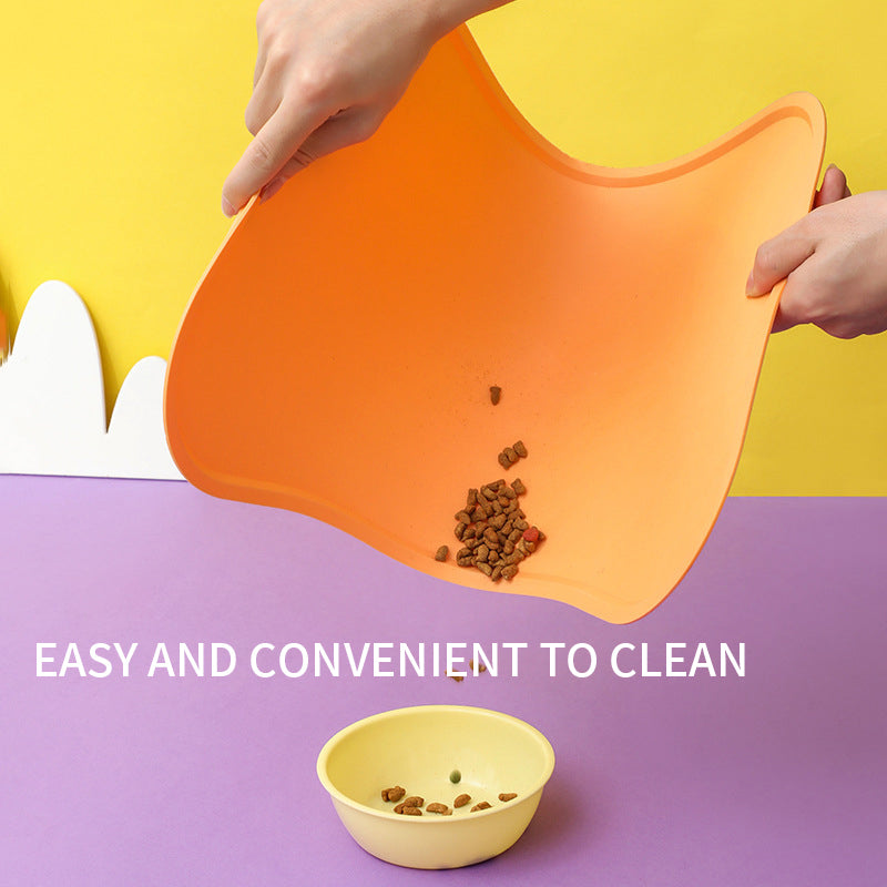 Waterproof Silicone Pet Feeding Mat – Non-Slip