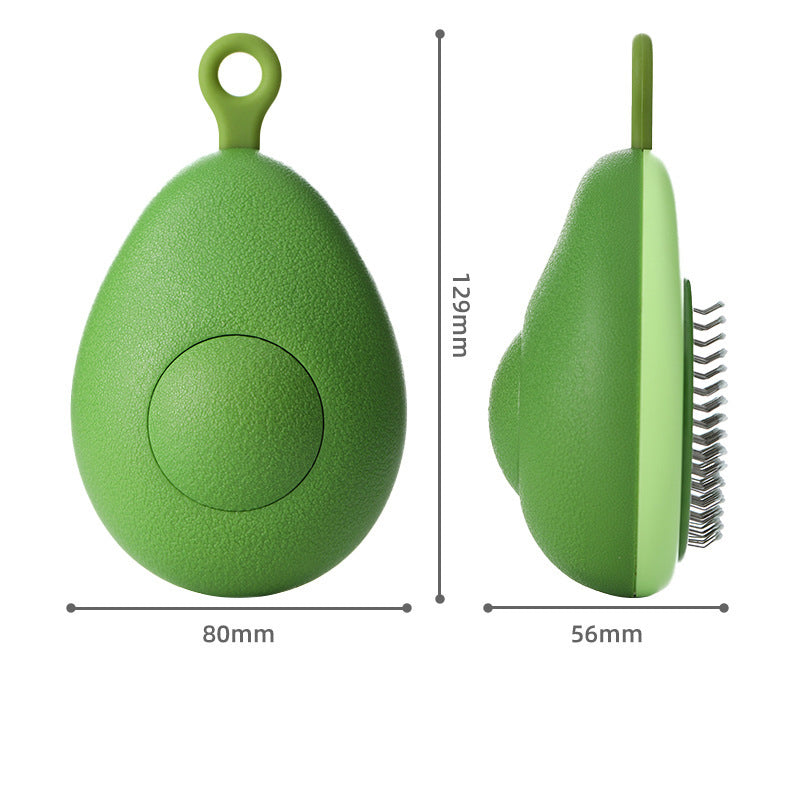 Creative Pet Grooming Comb – One-Button Floating Hair Removal Massage Brush