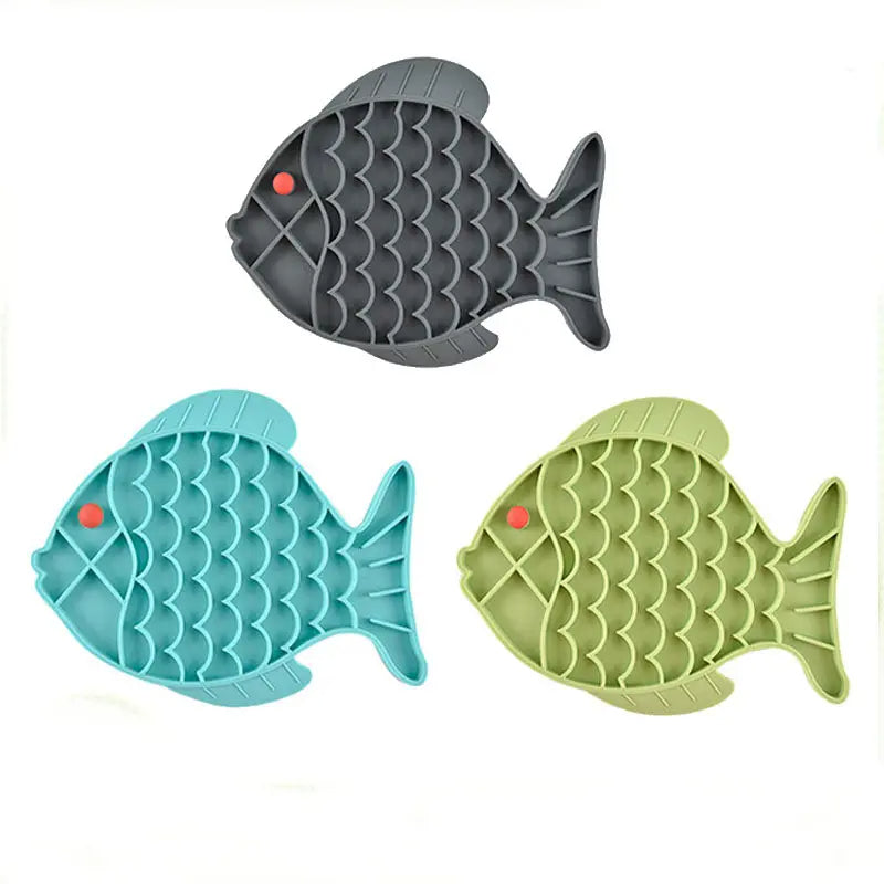 Silicone Lick Mat for Pet Dogs Slow Food Plate Rice Bowl for Small Medium Dog anti Gulping Choking Feeder Puppy Treat Dispenser
