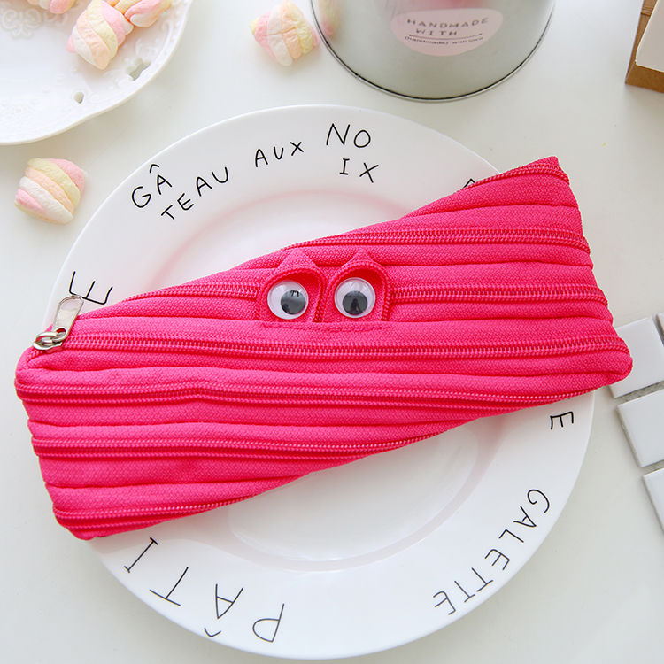 Large Capacity Zipped Pencil Bag per Piece