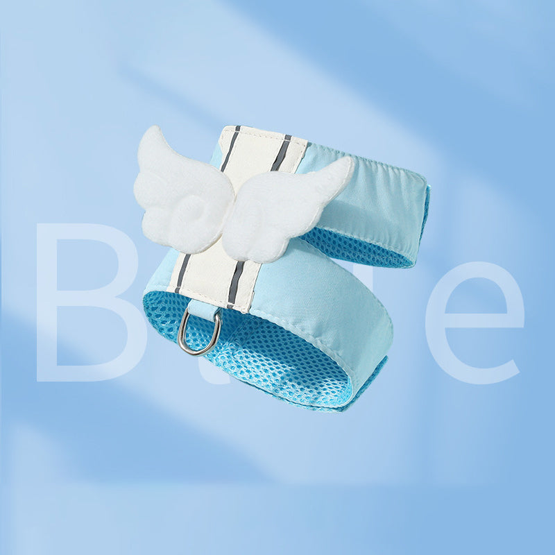 Adjustable Cat Harness & Leash Set – Angel Wings Design