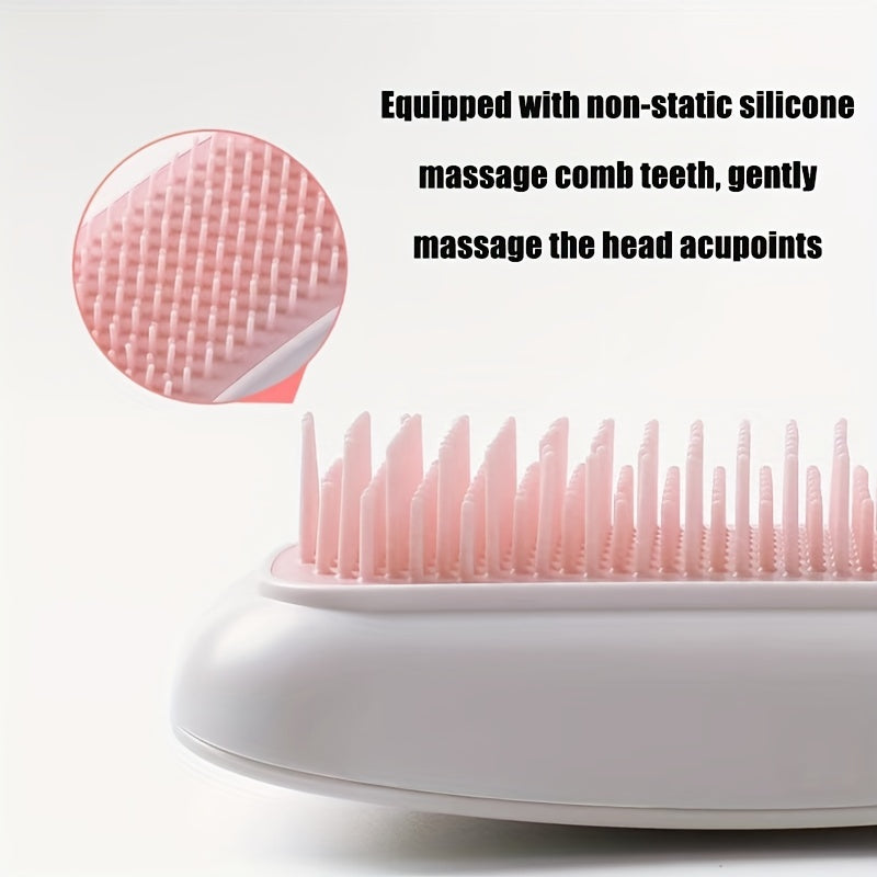 Portable Electric Scalp Comb Massage Tool – High-Frequency Vibration Head Massager