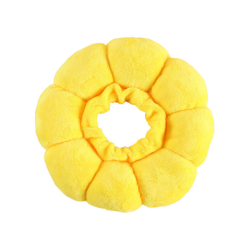 Adjustable Pet Recovery Collar – Sunflower Cone for Wound Healing & Surgery