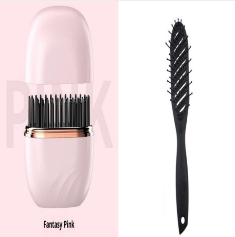 Portable Hair Straightening Comb with Rechargeable Battery