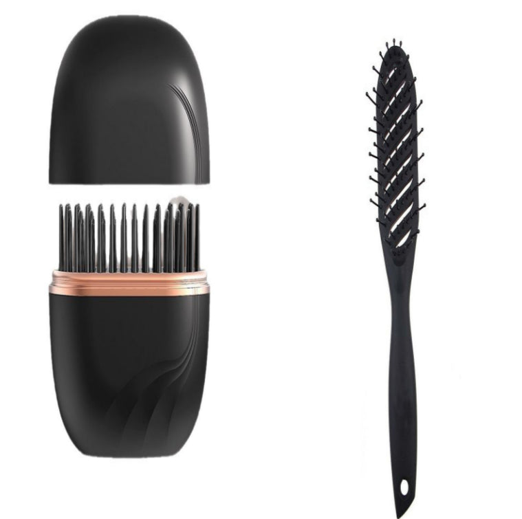 Portable Hair Straightening Comb with Rechargeable Battery