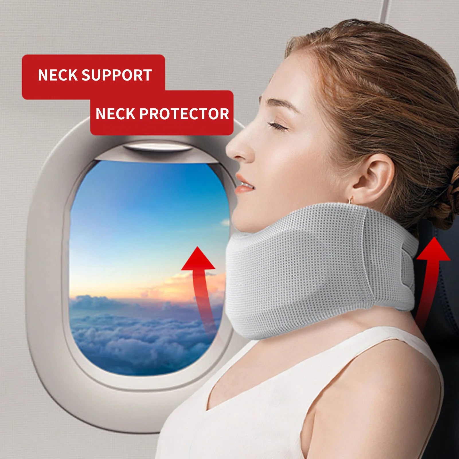 Adjustable Soft Neck Support Brace – Cervical Collar