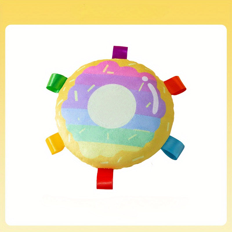 Plush Flying Disc Dog Toy for Outdoor Play