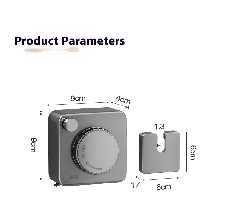 Wall-Mounted Retractable Clothesline – Telescopic Rust-Proof Anti-Sag Laundry Wire for Indoor/Outdoor Drying