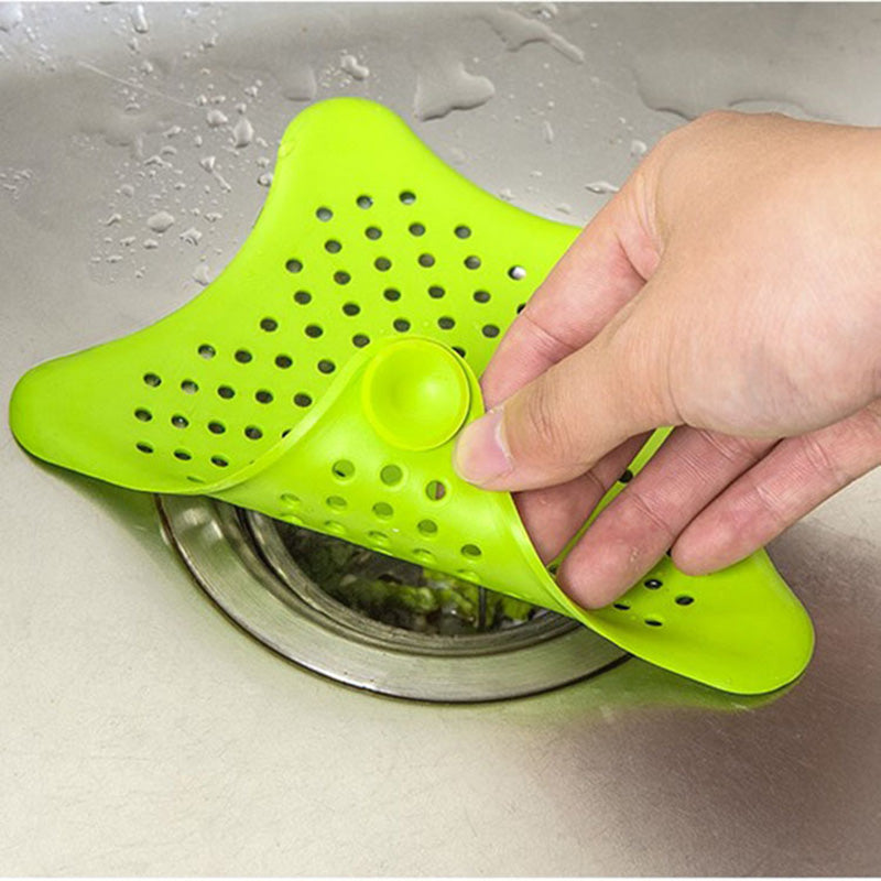 Premium Silicone Starfish Drain Filters (3PCS) – Anti-Clog Hair Catcher Set