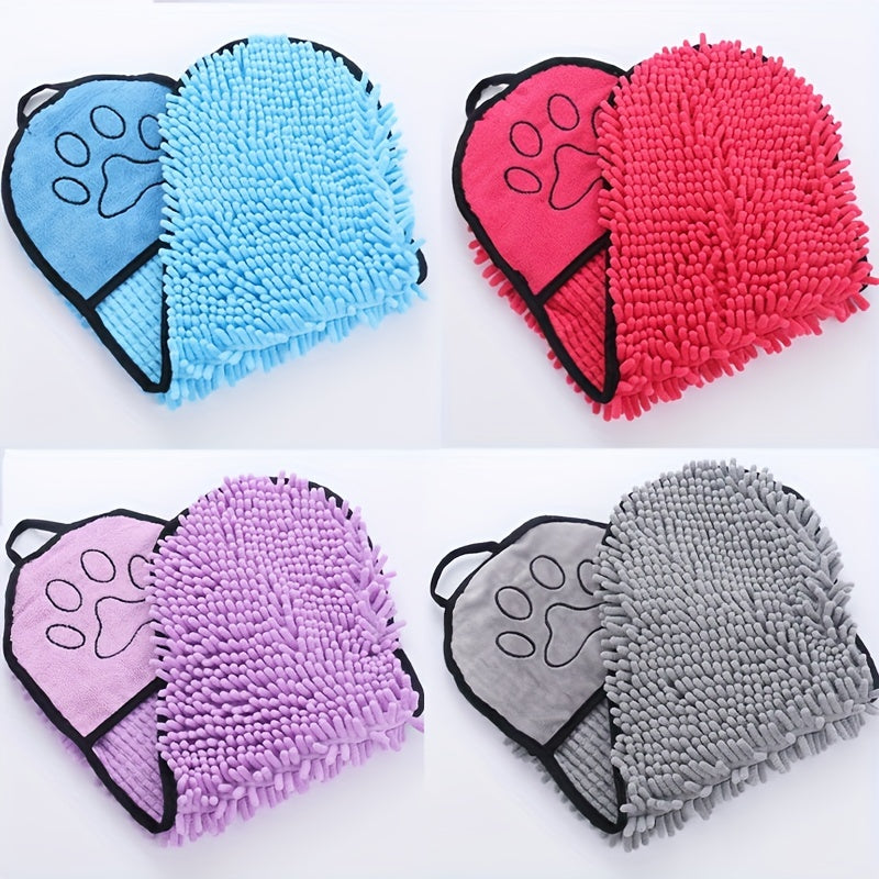 Absorbent Pet Towel for Dogs & Cats – Microfiber Quick-Dry Bath Towel