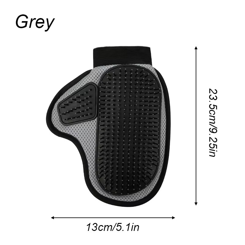 Pet Bath & Massage Glove – Silicone Hair Remover for Cat and Dog Grooming
