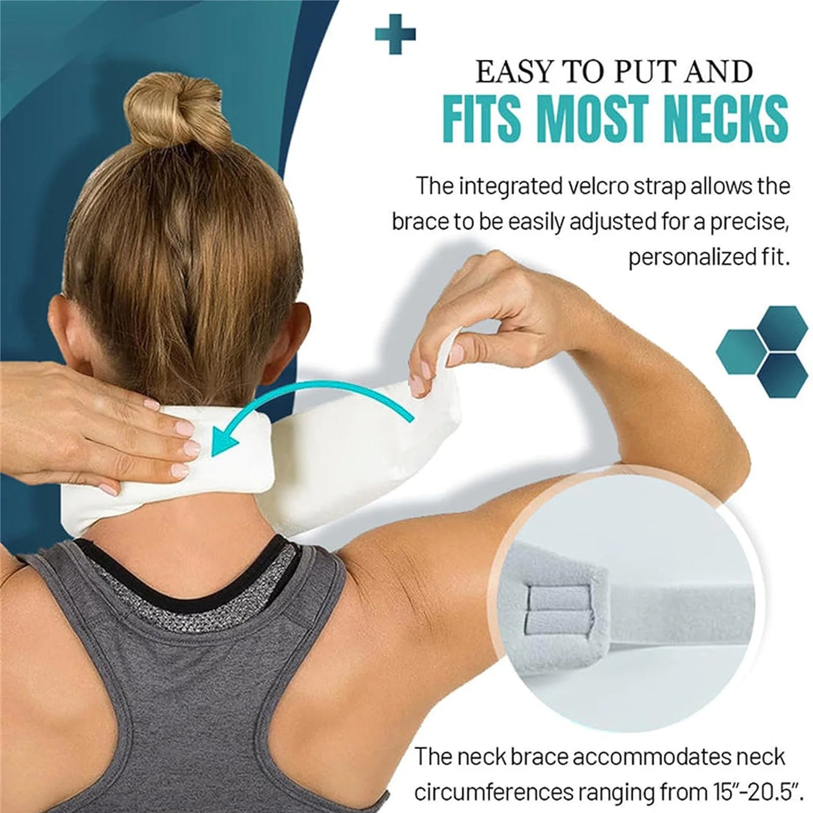 Adjustable Soft Neck Support Brace – Cervical Collar
