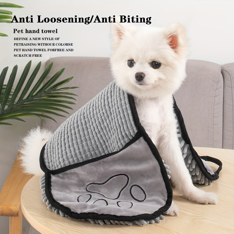 Absorbent Pet Towel for Dogs & Cats – Microfiber Quick-Dry Bath Towel
