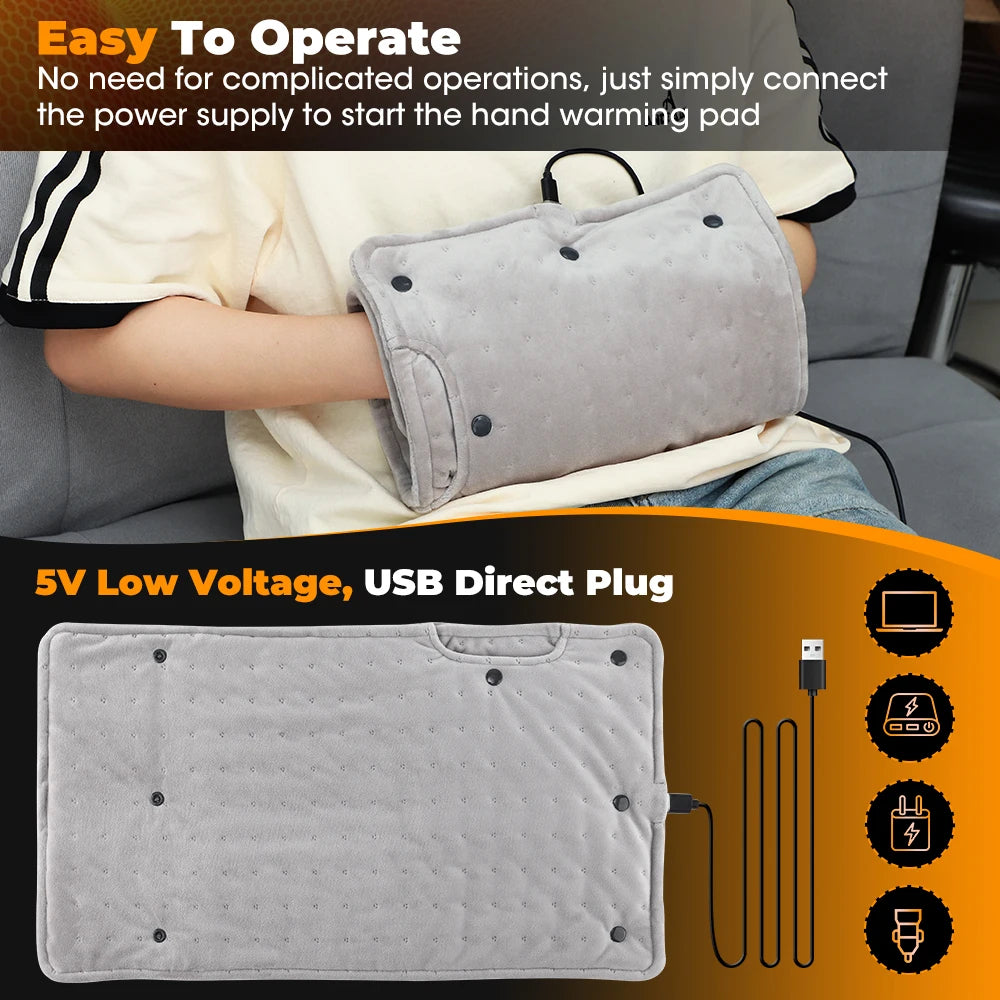 USB Electric Hand Warmer Muff – Portable Winter Heater