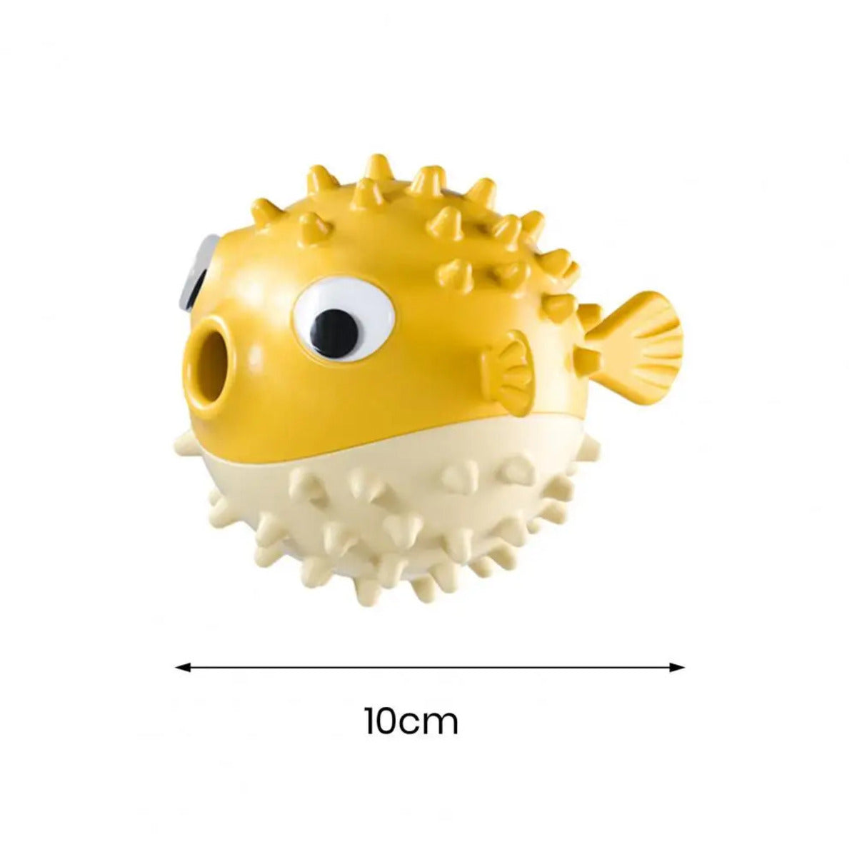 Fish Shape Squeaky Chew Toy for Dogs