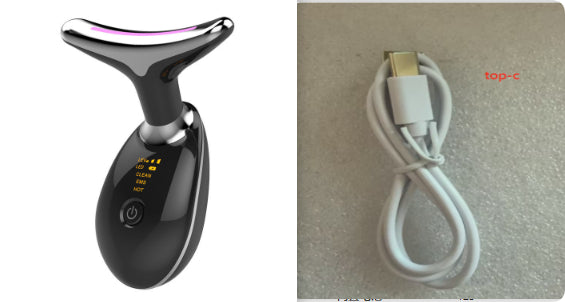 Neck Massager EMS Thermal – Electric Microcurrent Firming Beauty Device
