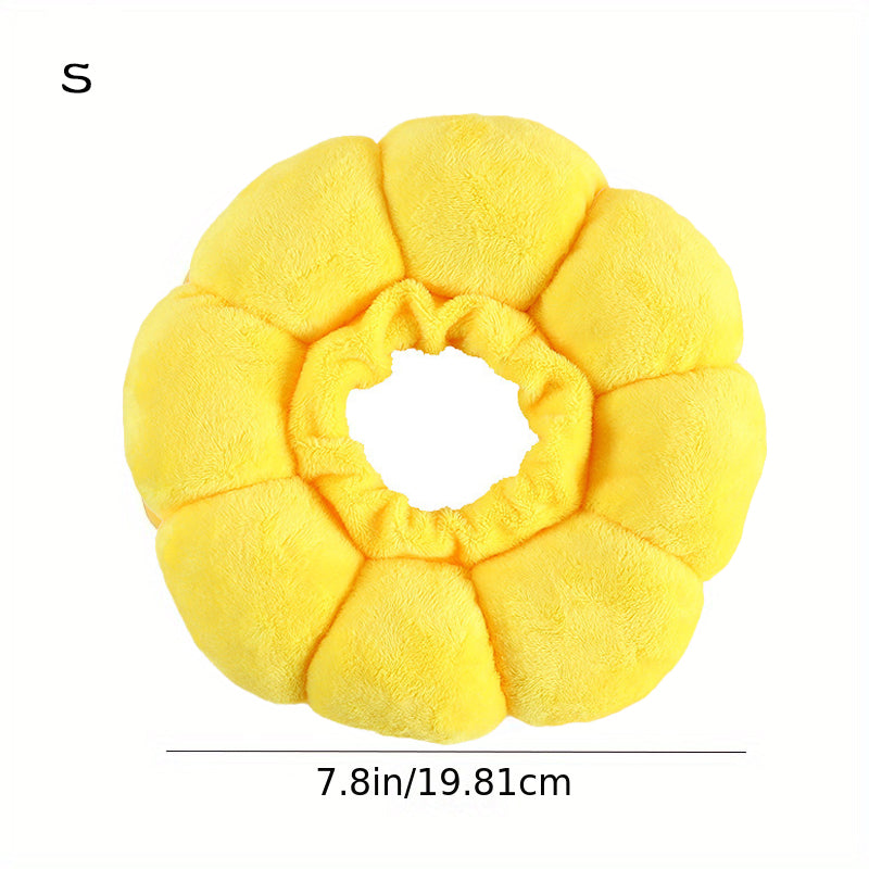 Adjustable Pet Recovery Collar – Sunflower Cone for Wound Healing & Surgery