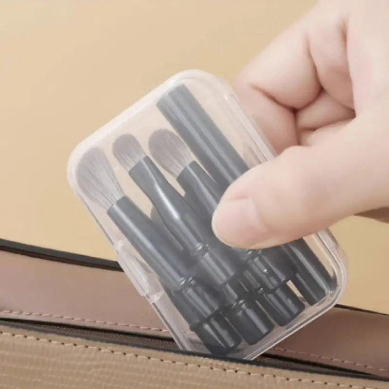6-Piece Mini Makeup Brushes Set with Case
