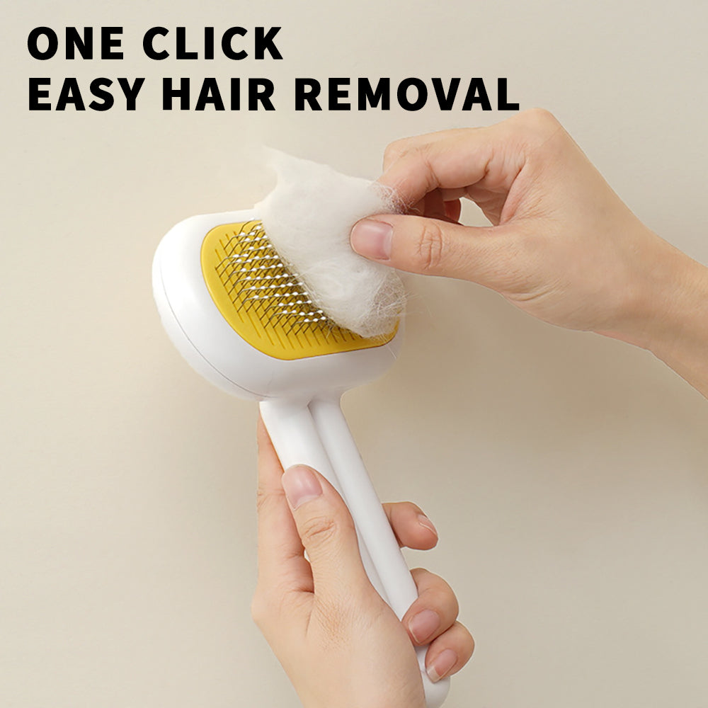 Pet Grooming Brush for Cats & Dogs – Gentle Hair Removal & Massage Comb