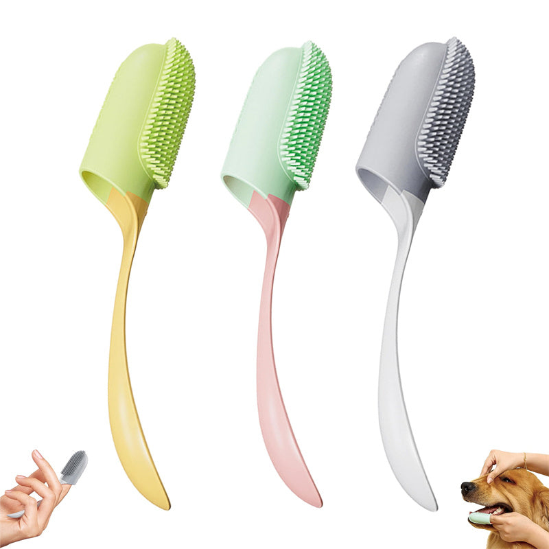 Dog & Cat Finger Toothbrush Silicone – Pet Oral Cleaning Tooth Care Tool