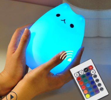 LED Touch Sensor Night Light – Silicone Lamp for Kids’ Bedroom