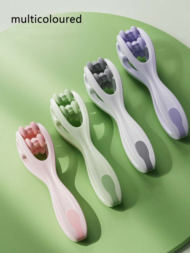 Dual-Row Finger Massager Roller – Portable Massage Tool