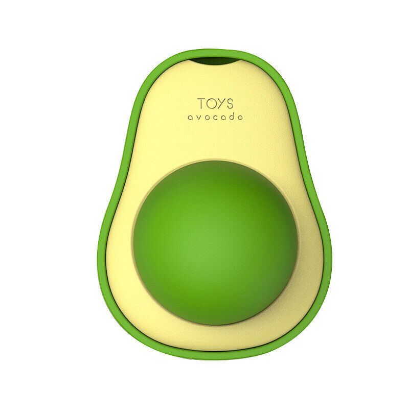Interactive Avocado Catnip Toy – Mint Ball for Cat Dental Cleaning & Play