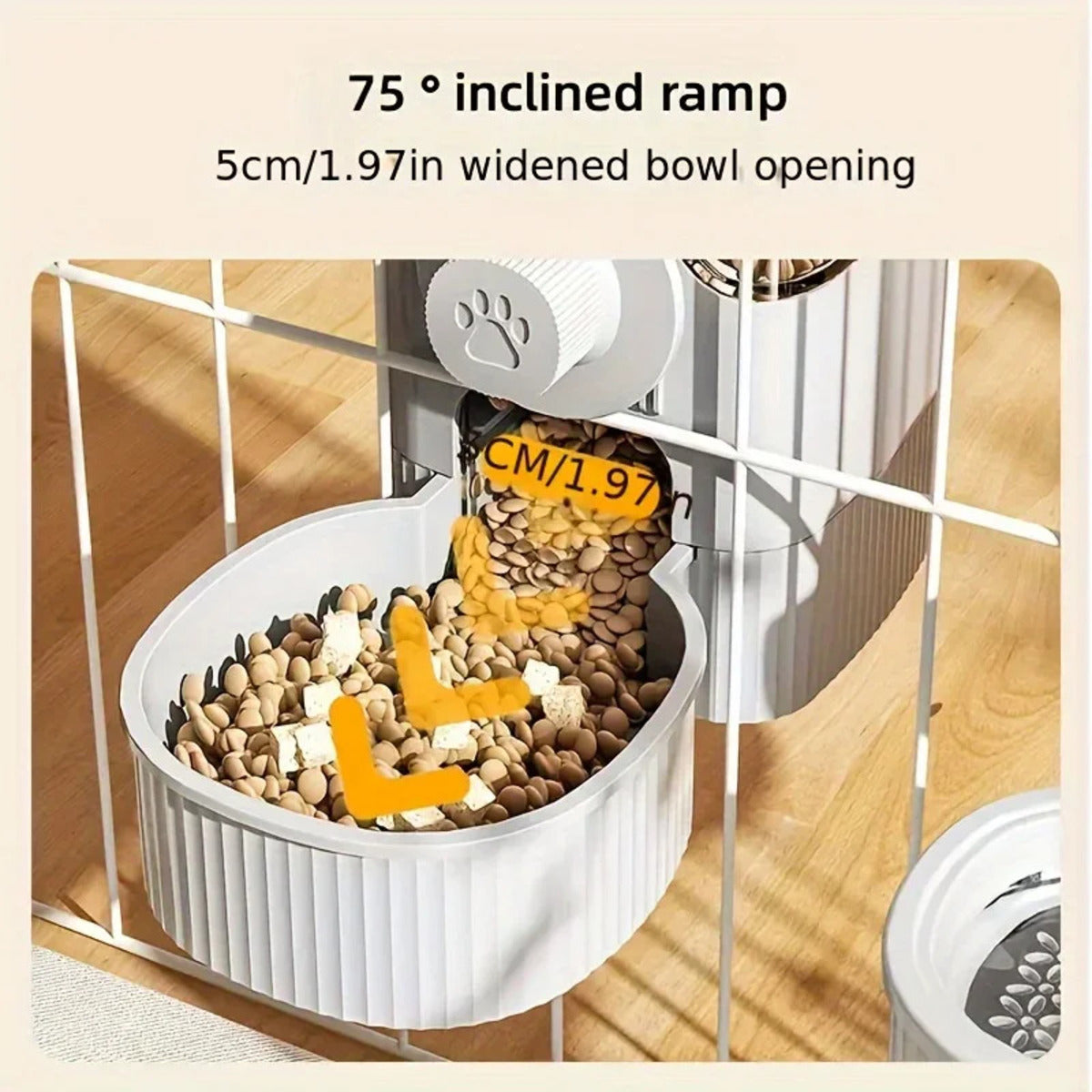 Automatic Hanging Pet Feeder Bowl – 1.2L