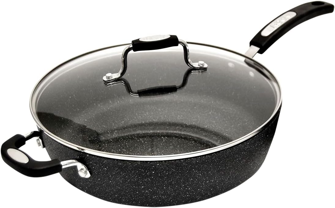 Non-Stick Pan – The Rock 20 cm (8”) Forged Aluminum Fry Pan, Oven Safe, PFOA-Free, Black