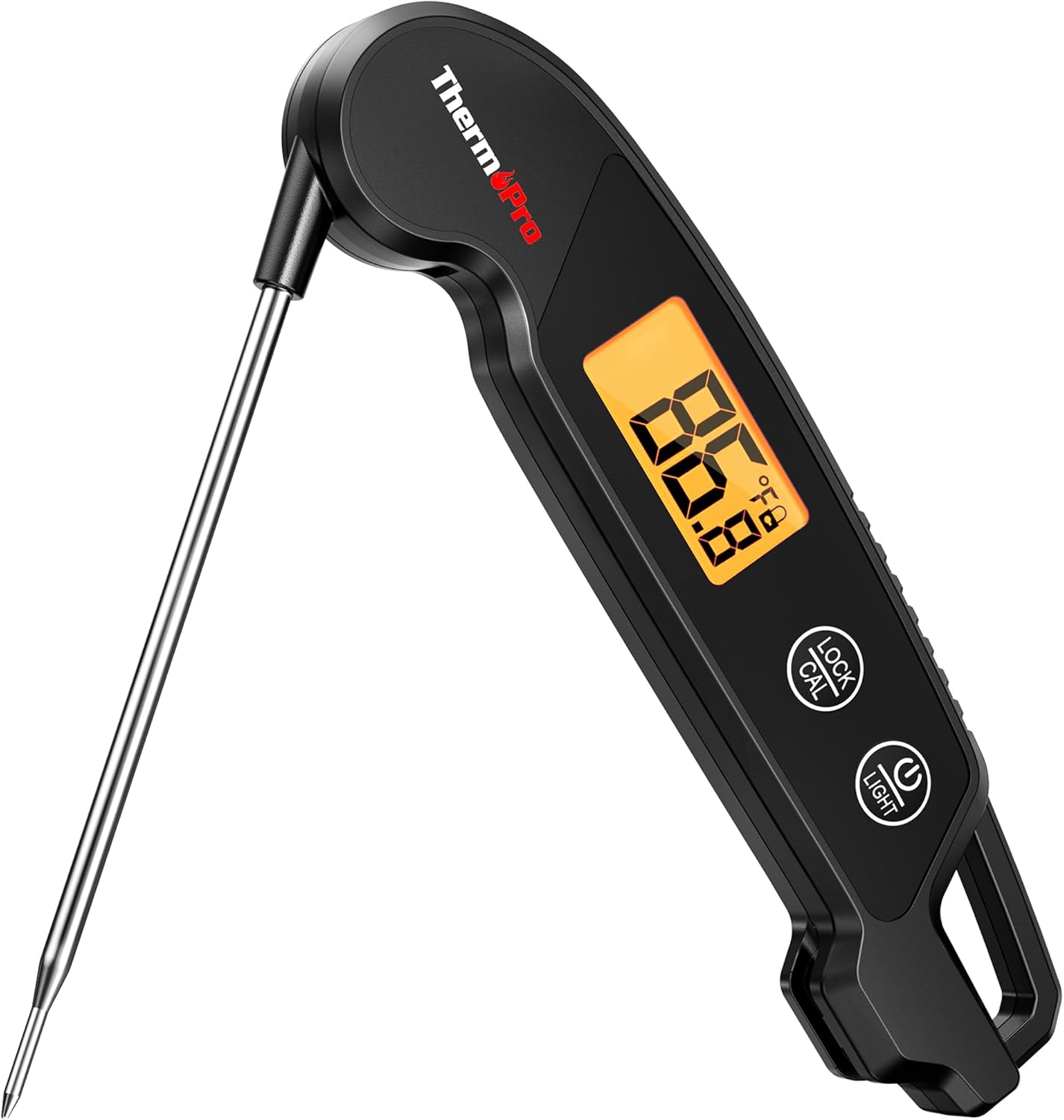 Thermometer – Waterproof Digital Instant-Read Meat Thermometer with Backlight for Cooking, Steak & Candy