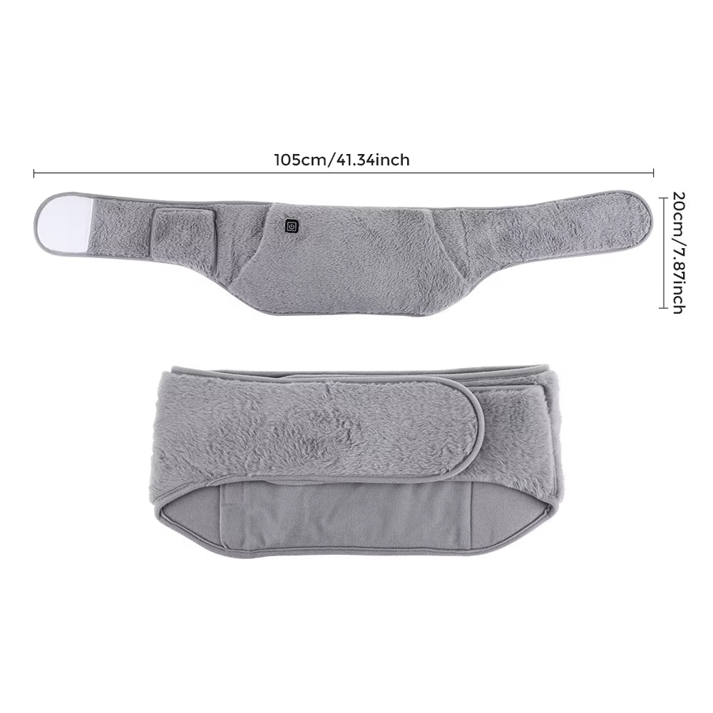 USB Heated Waist Belt with Hand Pockets – Electric Heating Pad
