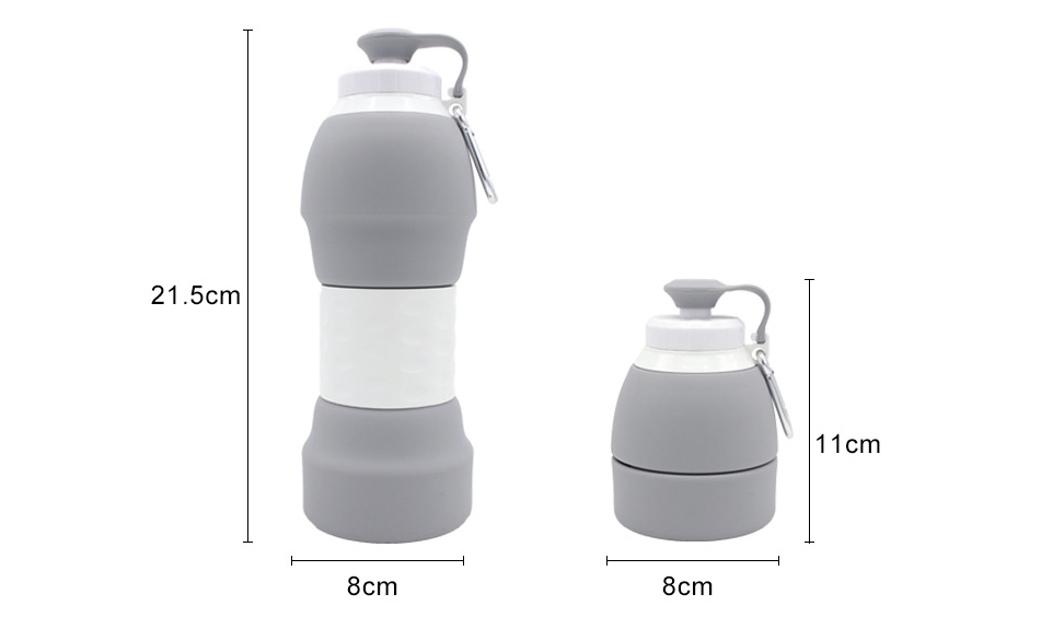 Silicone Folding Water Bottle – Lightweight, Portable & Reusable