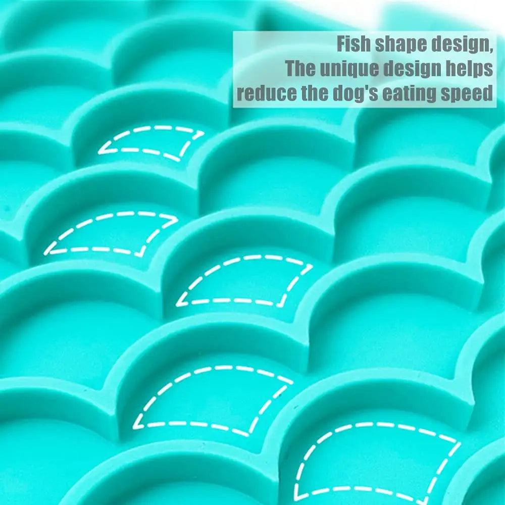 Silicone Lick Mat for Pet Dogs Slow Food Plate Rice Bowl for Small Medium Dog anti Gulping Choking Feeder Puppy Treat Dispenser