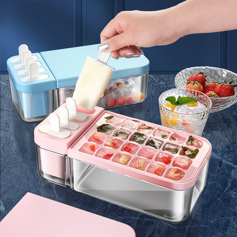 3-in-1 Ice Cream & Popsicle Mold – Reusable Homemade Frozen Treat Maker for Kids & Family