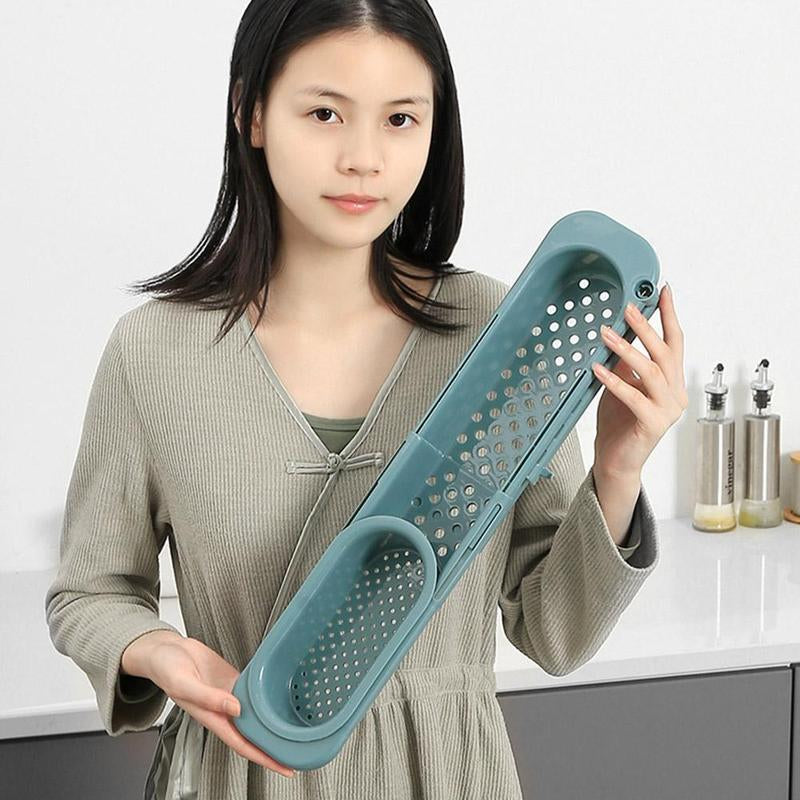 Kitchen Sink Organizer with Telescopic Design