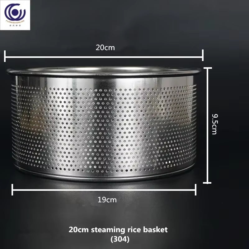 Stainless Steel Noodle Scoop with Long Handle for Boiling & Frying