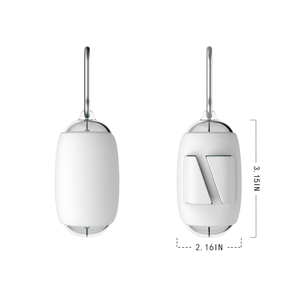 Dog Poop Bag Holder & Dispenser – Space Capsule Design with Leash Clip