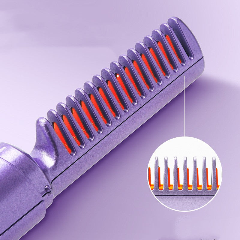 Wireless Negative Ion Hair Straightening & Curling Brush