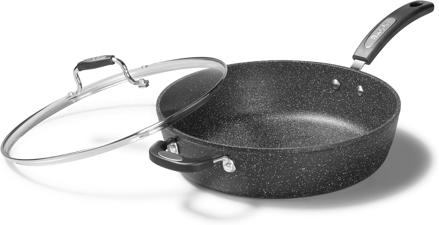 Non-Stick Pan – The Rock 20 cm (8”) Forged Aluminum Fry Pan, Oven Safe, PFOA-Free, Black