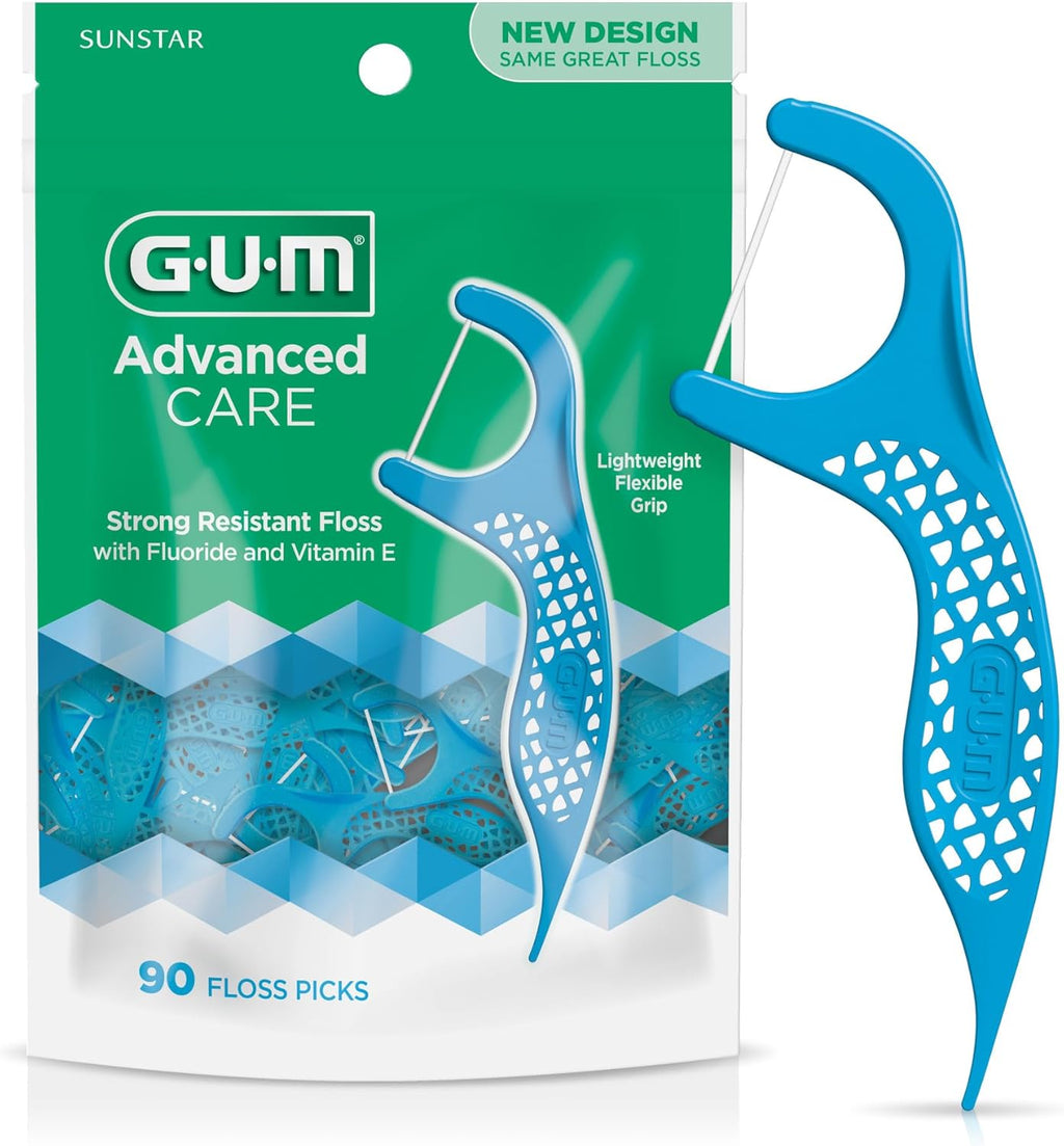 Comfort Slide Dental Floss Picks – Mint, 90 Pack