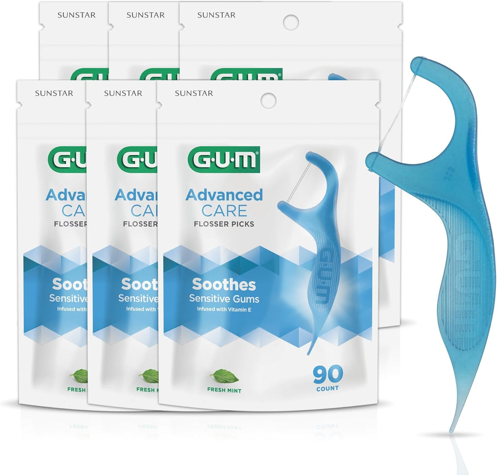 Comfort Slide Dental Floss Picks – Mint, 90 Pack