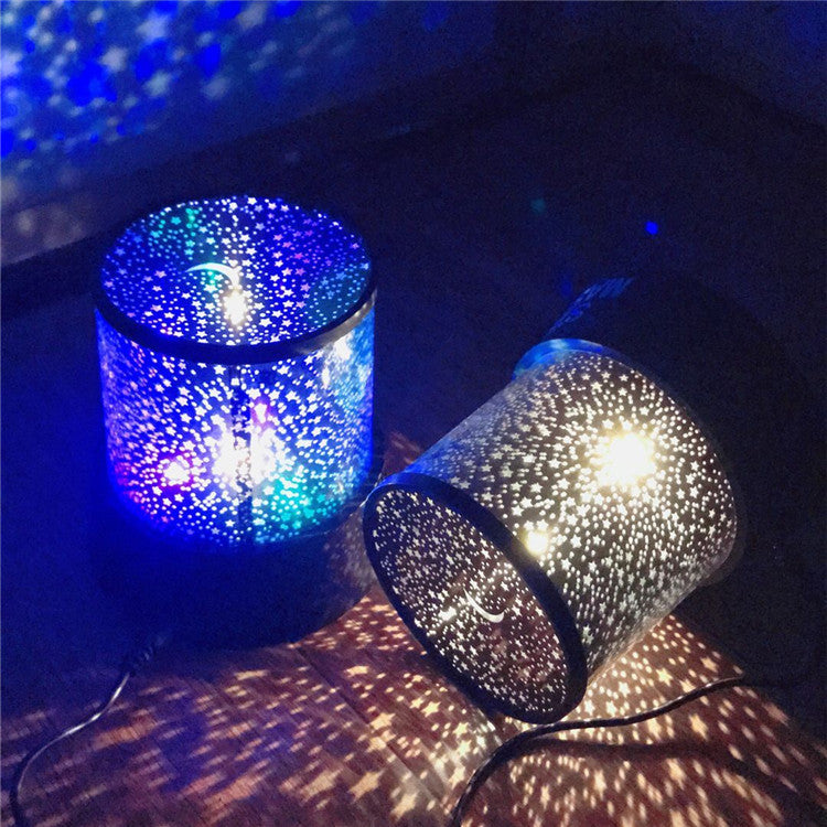 Colorful LED Star Projector Night Light – Random Color Projection Lamp