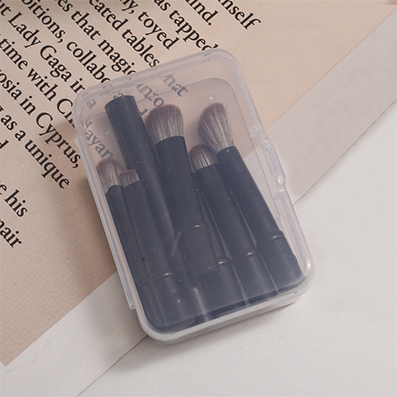6-Piece Mini Makeup Brushes Set with Case