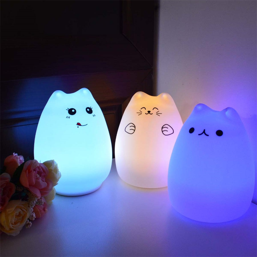 LED Touch Sensor Night Light – Silicone Lamp for Kids’ Bedroom