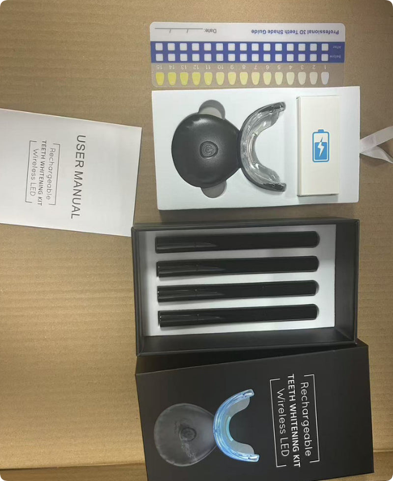 Wireless LED Teeth Whitening Kit for Home Use