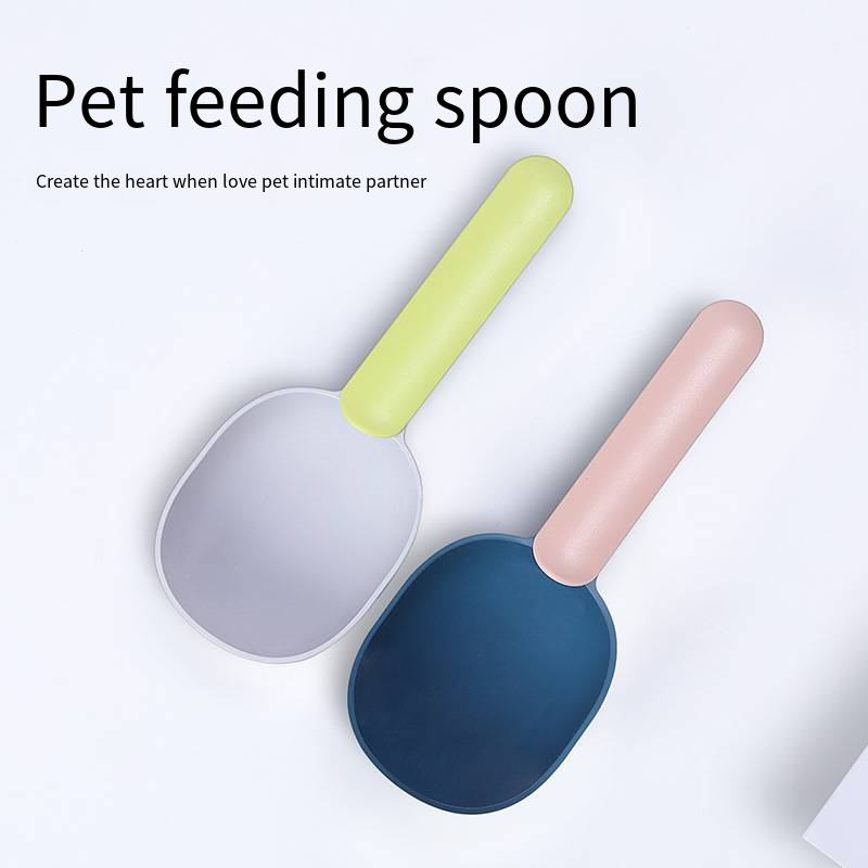 Pet Food Scoop with Bag Clip – 1 Cup Measuring Scoop for Dogs & Cats